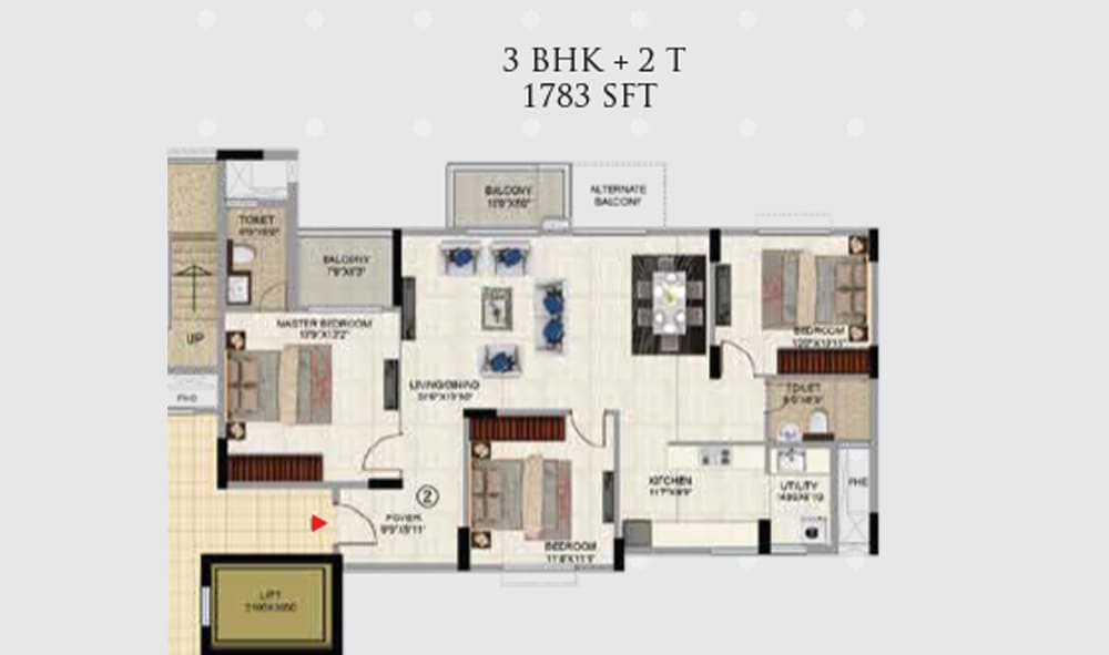 Sattva Navaratna Residency 2 & 3 BHK Luxury Apartments