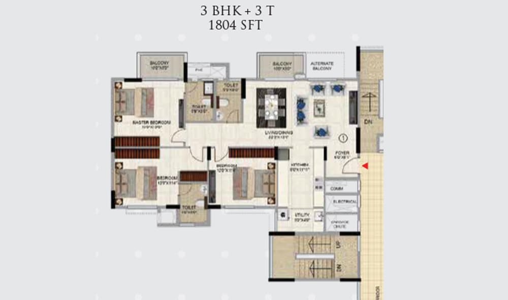 Sattva Navaratna Residency 2 & 3 BHK Luxury Apartments