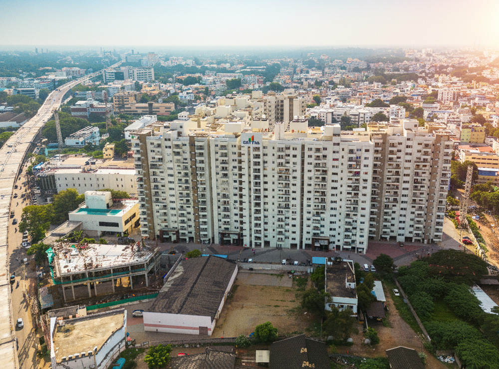 Sattva Navaratna Residency - Apartment Bird’s Eye View