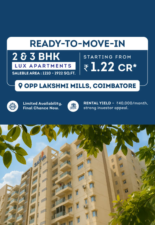 Sattva Navaratna Residency 2 & 3 BHK Luxury Apartments